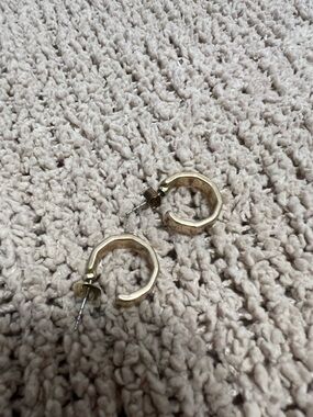 Gold-Tone Chunky Hoop Earrings - Women Jewelry